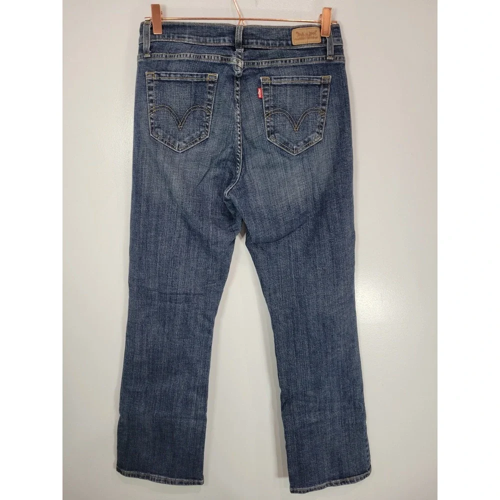 Levis 529 Curvy Bootcut Jeans Womens 10M W30 L32 Medium Wash Blue Denim Mid Rise
